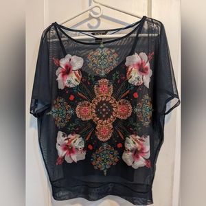 Desigual Floral Top